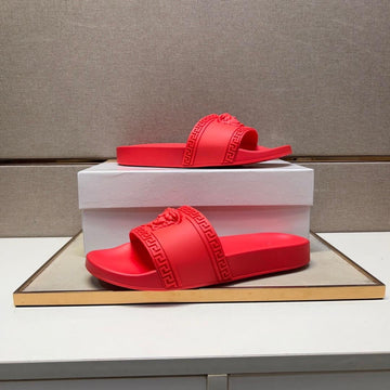 Red Men’s Versace Slides