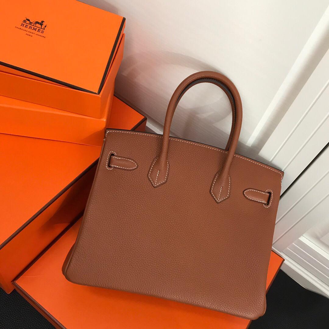 Luxury Brown Leather Tote Bag