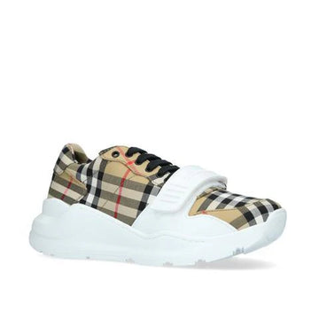 Burberry Beige Vintage Check Sneakers